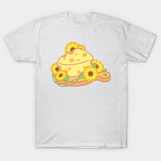 Tiny Sunflower Cheese Board T-Shirt by cSprinkleArt